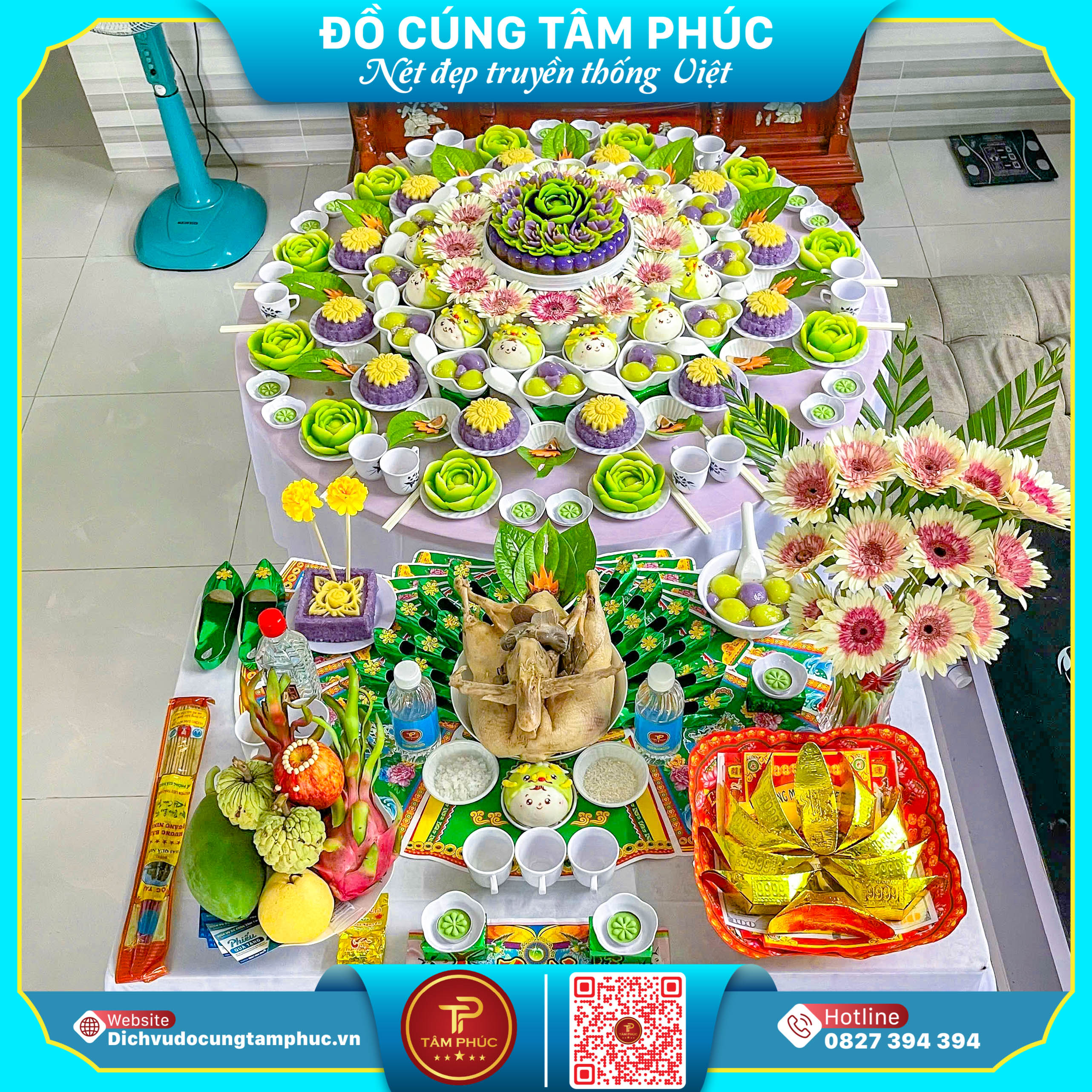 Mâm Cúng Mụ Trọn Gói, Tiện Lợi, Trang Trọng, Chuẩn Nghi Lễ Tại Cần Thơ